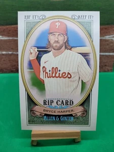 2021 Allen & Ginter JUMBO RIP CARD Philadelphia Phillies Bryce Harper /99 *... - Bild 1 von 3