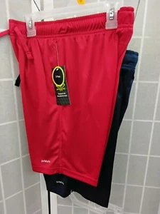 Athletic Works 2 Pack Blue/Red Shorts Size L 10-12 - Picture 1 of 4