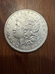 1884-S Better Date Morgan Silver Dollar $1 — XF Details — Cleaning & Dings - Picture 1 of 6