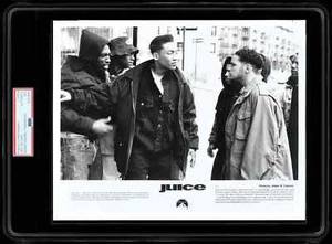 1992 Tupac Shakur Type 3 8x10 Publicity Photo Juice Movie Cast PSA/DNA - Bild 1 von 2