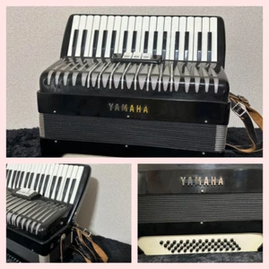 Teclado Acordeón Yamaha YA-48 34 48 Bajo Color Negro con Estuche Correa para el Hombro - Imagen 1 de 9