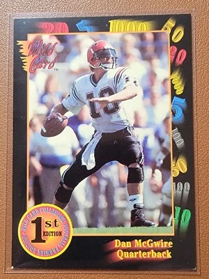 1991 Wild Card Draft - Dan McGwire #111 (RC) - Image 1 of 2