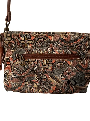 Bolso bandolera boho floral Sakroots Foto 1 de 4