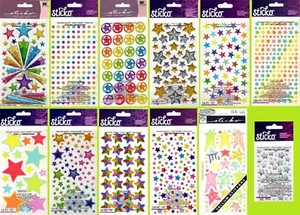 U CHOOSE American Crafts Sticko STARS Stickers School Students Teacher Homework - Picture 1 of 14
