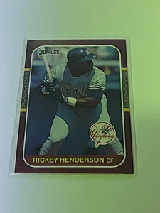 1987 Donruss Opening Day #248 Rickey Henderson  **014277