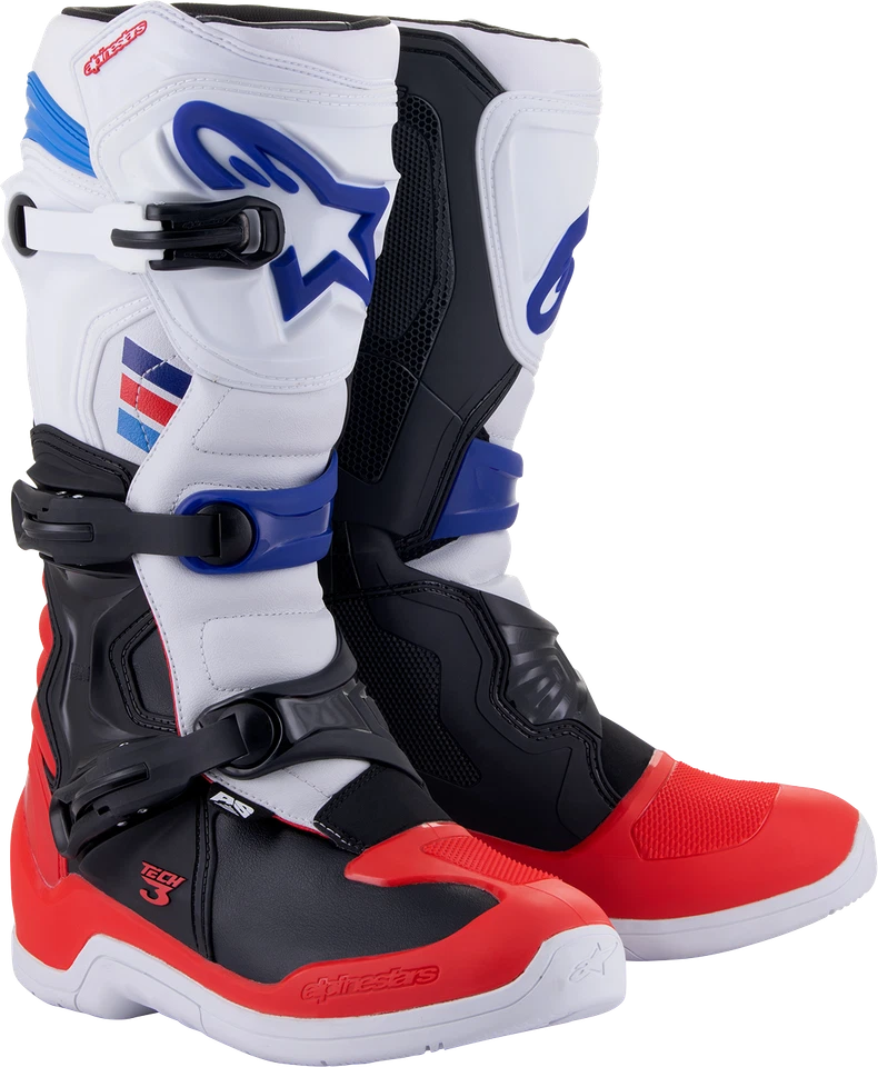 Ботинки Alpinestars Tech 3 белые/красные/черные 12 - Изображение 1 из 1