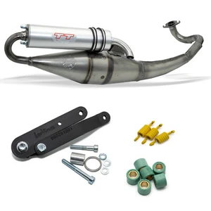 Auspuff Leovince Hand Made TT für Peugeot Ludix 2 Snake Furious 50 Classic one - Bild 1 von 8
