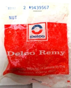 (2 per bag) Delco Remy 25SI 27SI 5/8-18 THD Hex Locking Nuts, p/n 9439567 - Picture 1 of 5