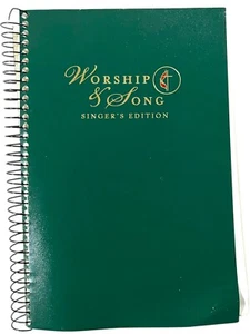 Worship and Song Singer's Edition United Methodist Green Spiral Bound 2011 - Picture 1 of 6