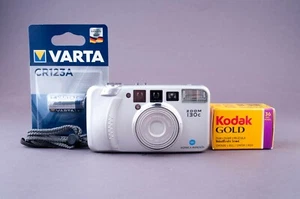 Cámara fotográfica de apuntar y disparar Konica Minolta 130c 35 mm - Imagen 1 de 10