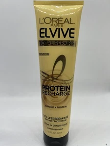 L'Oreal Elvive Total Repair 5 Protein Recharge Leave In Conditioner 5.1 oz - Picture 1 of 3