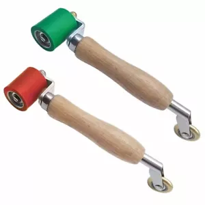 Rullo di cucitura in silicone 40 mm 45 mm con penny dettaglio ottone 6 mm per PVC/TPO/EPDM - Foto 1 di 11