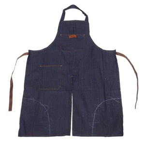 Grembiule Jean Lavoro Denim Donna Grembiule da Donna con Tasche - Foto 1 di 12