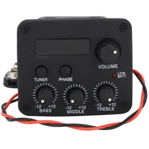 3-Band EQ Pre-Amp Equalizer Pickup Gitarren EQ Equalizer Piezo Pickup System - Bild 1 von 19