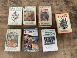 7 x The Observer's Book HB/DJ Some 1st Editions? - Picture 1 of 23