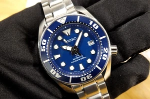 SEIKO 44 mm SBDC033 Prospex Automatik FULL SET Stahlband BLAU BLUMO SUMO - Bild 1 von 9