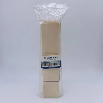 Pin de ropa grande River King 9” madera gigante clip de ropa pinza artesanías decoración Foto 1 de 4