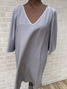 CALYPSO ST. Barth GRAY SILK TUNIC Dress SIZE M - Picture 1 of 8
