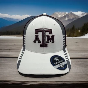 Texas Aggies Hat TOW Hybrid One Fit SZ Large Maroon Sidelines OG Logo Cap H98 - Picture 1 of 8