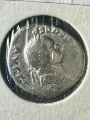 Moneda antigua romana Vespasiano (CE 69-79) AR plata Denario 73 Foto 1 de 4