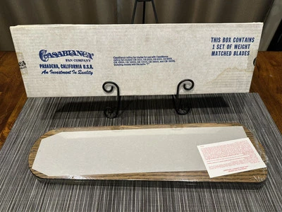 Casablanca 21" B566 Estándar Alto Brillo Roble Antiguo Repuesto Aspas Ventilador 5 Piezas Foto 1 de 4