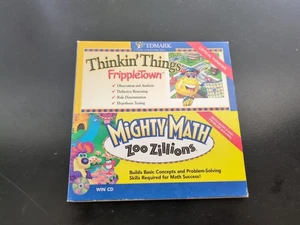 Thinkin Things FrippleTown Mighty Math Zoo Zillions PC/Mac CD-ROM Win95/98/Me/XP - Picture 1 of 2