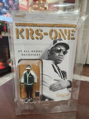 Super7 ReAction: KRS-ONE- Por Todos os Meios Necessários 3,75" Usado Veja Fotos/Desc - Imagem 1 de 4