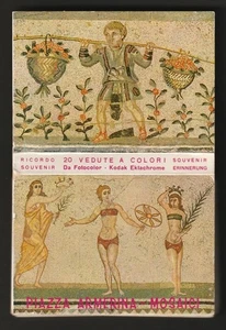 PIAZZA ARMERINA MOSAICS FOLIO BOOKLET 20 CARDS  ---  VKTK - Picture 1 of 1