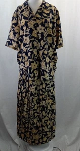 Viyella Black Lemon Yellow 2 piece Shirt Pleated Skirt Size 14 VGC - Picture 1 of 18