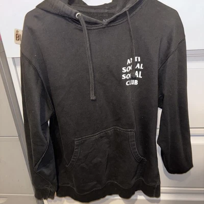 Anti Social Social Club Men’s Black Hoodie Medium - Image 1 of 4