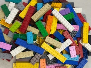 67 LEGO LARGE BRICKS BUILDING BLOCKS 2x4 2X6 2X8 2X10 MIXED COLORS 2x - Wide - Picture 1 of 8