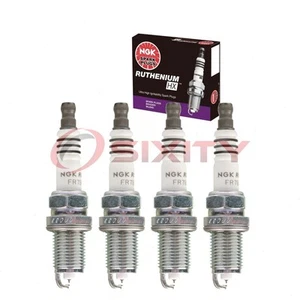 4 pcs NGK Ruthenium HX Spark Plugs for 1997-1998 Mercedes-Benz C230 2.3L L4 tw - Picture 1 of 5