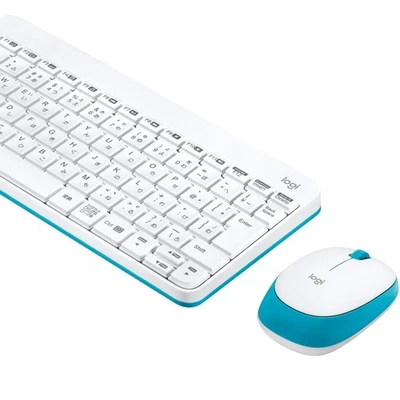 Logitech Mouse Keyboard Set MK245nWH Wireless Combo white MK245 - Image 1 of 4