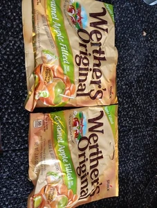2 Bags Werther's Original Caramel Apple Hard Candies 2.65 Oz each Creamy Filling - Picture 1 of 1