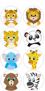 40 Stück " Tier Motive " Aufkleber Sticker #Modell 12 - Bild 1 von 1