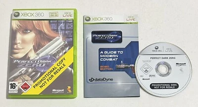 Perfect Dark Zero Microsoft Xbox 360 Promo Promotional Release Complete PAL - Image 1 of 2