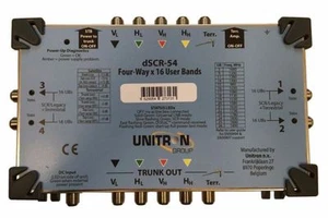 New Unitron dSCR-54 Four Way x 16 User Bands SCR/Legacy + Terrestrial - Picture 1 of 1