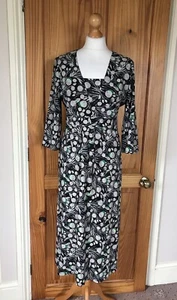 Seasalt 3/4 Sleeve Seed Packet Dress - Coast Thistle Onyx Nickel - Size 24 -BNWT - Picture 1 of 13