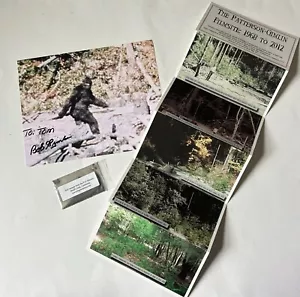 Bob Gimlin BIGFOOT 8x10 Photo signed-Patterson-Gimlin Filmsite fold out w/ dirt - Picture 1 of 10