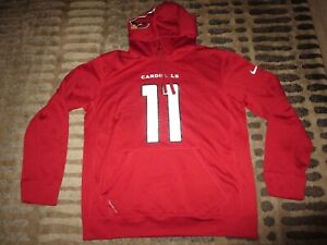 Larry Fitzgerald #11 Arizona Cardinals NFL Nike Jersey Sweatshirt Hoody Medium M