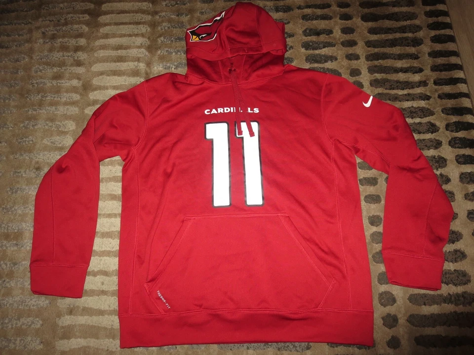 Larry Fitzgerald #11 Arizona Cardinals NFL Nike Jersey Sudadera con Capucha Mediana M Foto 1 de 3