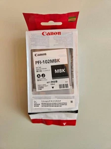 Canon Druckerpatrone/Plotterpatrone PFI-102MBK (schwarz) orginalverpackt 130ml - Bild 1 von 1