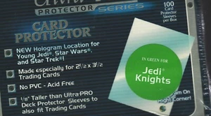 10 x PACKS Ultra Pro JEDI KNIGHTS IN GREEN SLEEVES 100 Ct Sealed NOS - Picture 1 of 2