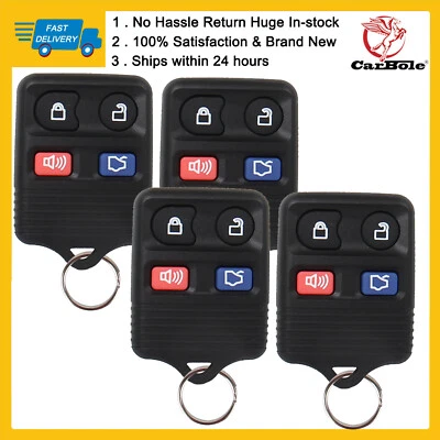 4 para 2004 2005 2006 2007 2008 2009 Ford Expedition Explorer carro controle remoto chaveiro - Imagem 1 de 4