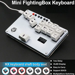 Keyboard+Cherry Shaft for PC/PS3/P4/Switch/Steam Deck/MiSTer/Android PICO GP2040 - Picture 1 of 18