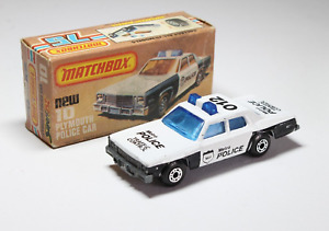 Matchbox Lesney Superfast MB 10 Plymouth Gran Fury Police Car