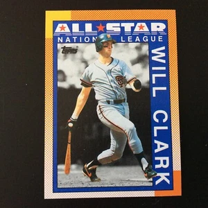 1990 Topps #397 Will Clark AS San Francisco Giants - Bild 1 von 2