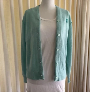 Haymater The Homestead Cardigan Sweater Vintage Womens Resort Golf Granny - Picture 1 of 7