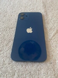 Apple iPhone 12 mini carcasa trasera cristal chasis azul (B) - Imagen 1 de 6