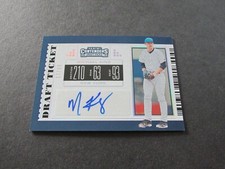 2019 Panini Contenders Draft Picks Michael King Draft Ticket Autograph Card #20